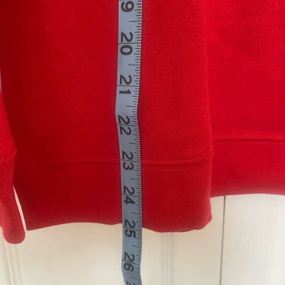 Talbots Christmas Sequined “Joyful” Red Sweatshirt in Petite Large. - Picture 7 of 7